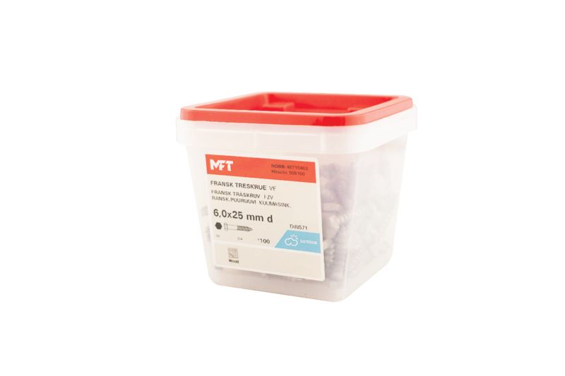 508100 Fransk treskrue VF DIN571 (c) 508100 Fransk treskrue VF DIN571 (c)