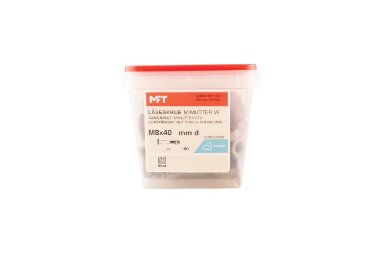 508400 Låseskrue m_mutter VF DIN603-555 (b) 508400 Låseskrue m_mutter VF DIN603-555 (b)