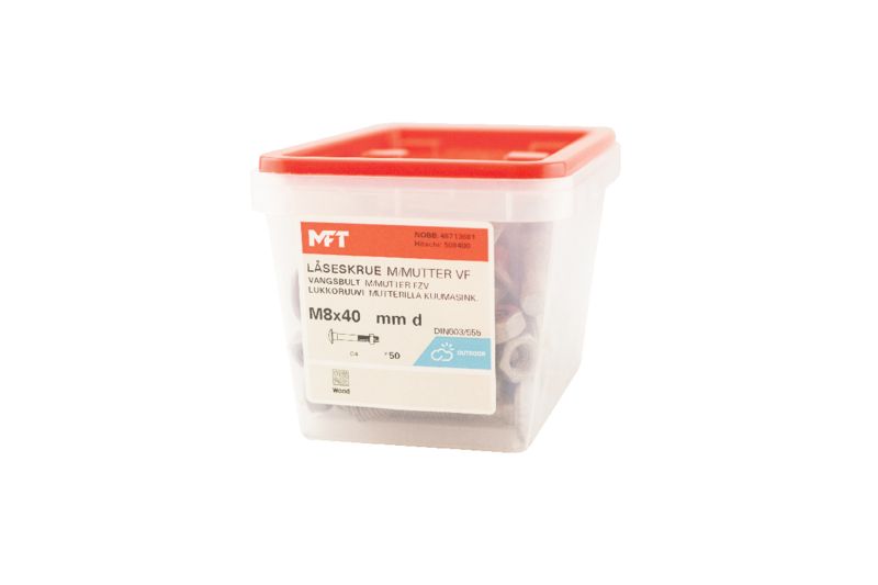 508400 Låseskrue m_mutter VF DIN603-555 (c) 508400 Låseskrue m_mutter VF DIN603-555 (c)