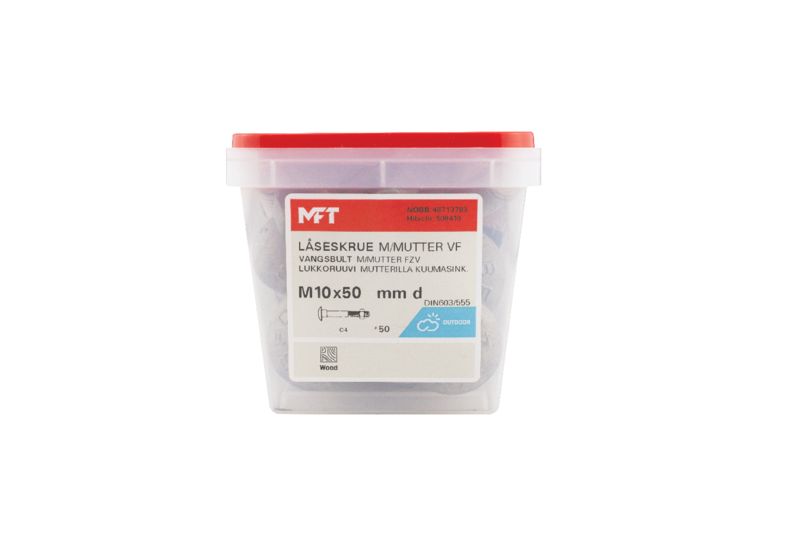 508410 Låseskrue m_mutter VF DIN603-555 (b) 508410 Låseskrue m_mutter VF DIN603-555 (b)