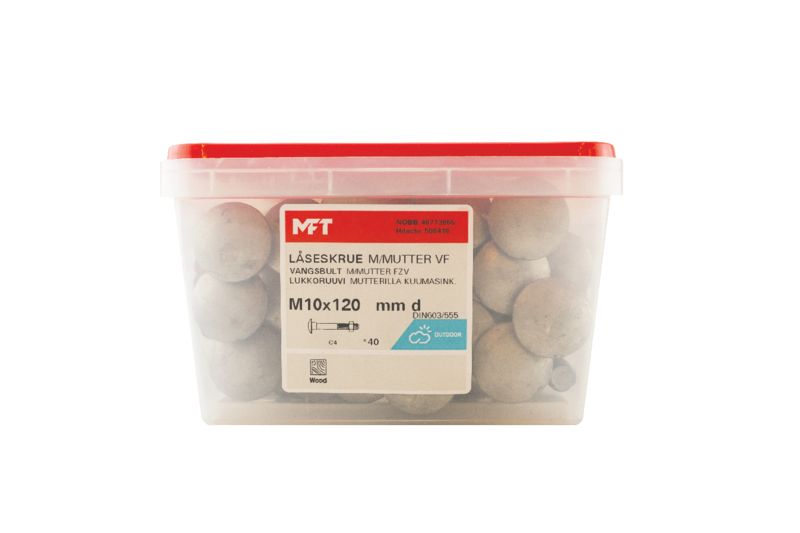 508418 Låseskrue m_mutter VF DIN603-555 (b) 508418 Låseskrue m_mutter VF DIN603-555 (b)