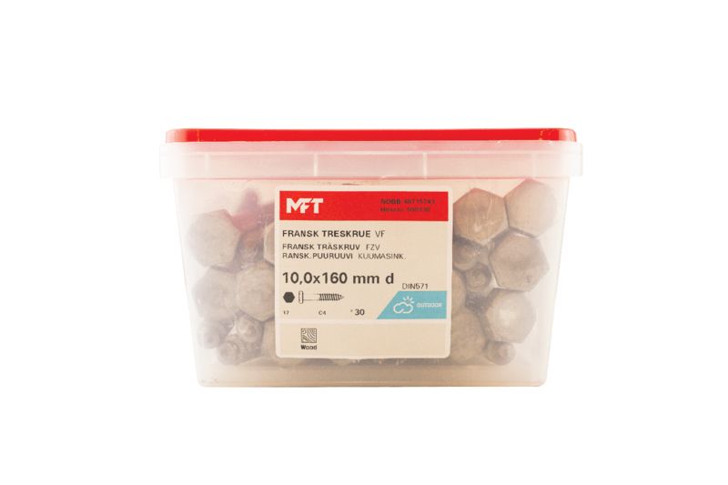 508130 Fransk treskrue VF DIN571 (b) 508130 Fransk treskrue VF DIN571 (b)