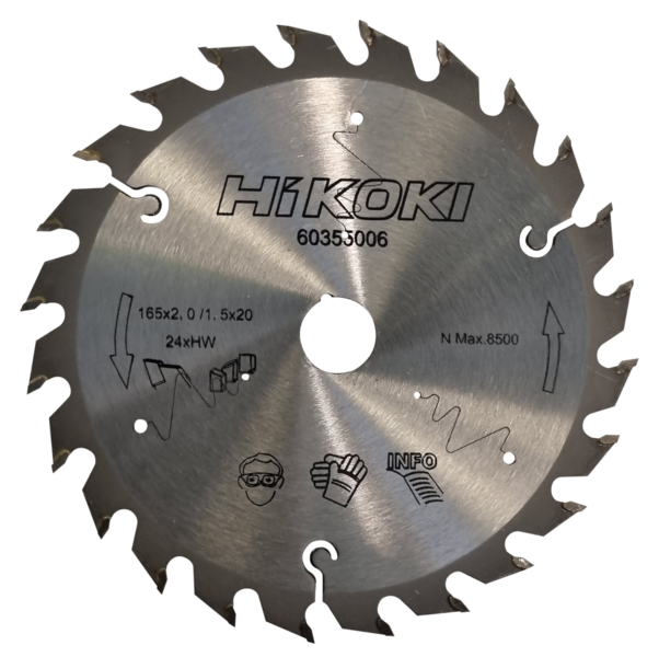 6035506_ SIRKELSAGBLAD TCT 165X2,0MM 24T 20 (1)